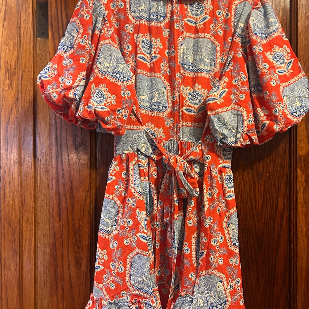 Fashion Brand Company Ruffle Dress in French Sex print - Picture 7 of 9